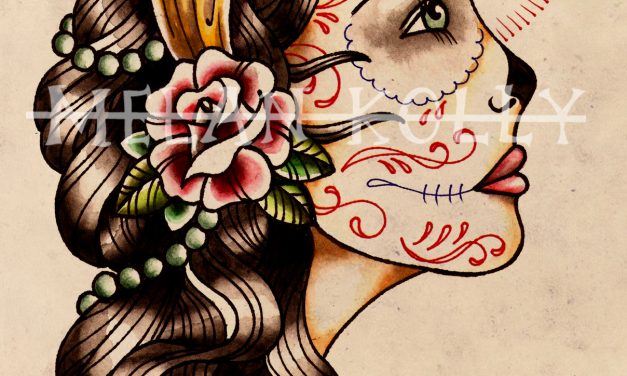 Gypsy Profile Tattoo Design
