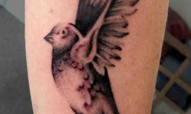 Flying Bird Tattoo