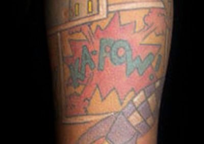 Comic Themed Tattoo Sleeve