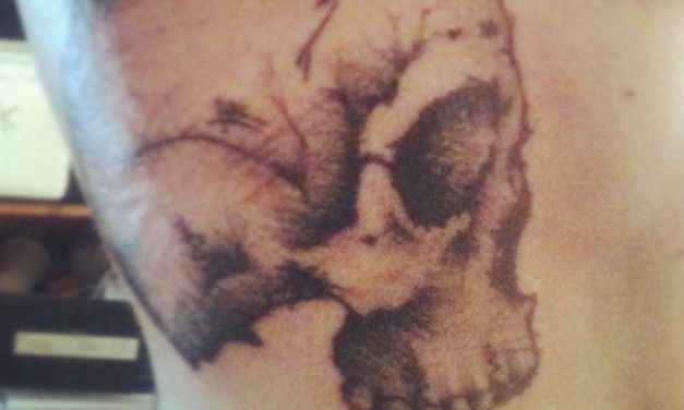 Sketchy Skull Tattoo