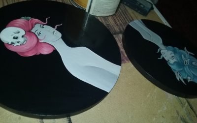 Painted Wooden Circles