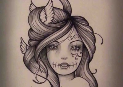 Bird Hair Gypsy Girl