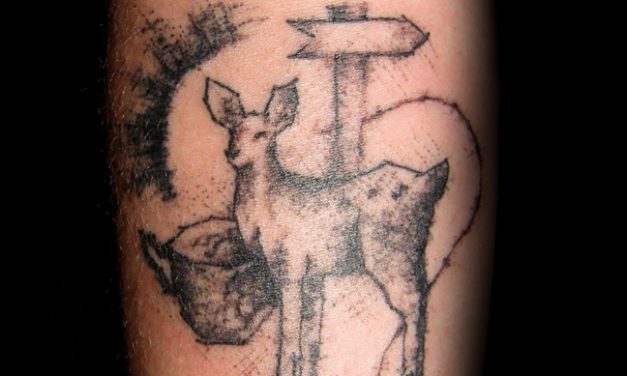 Sketchy Doe a Deer Tattoo