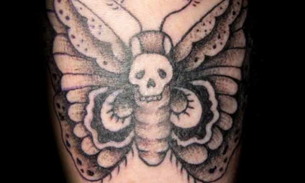 Moth Skull Tattoo