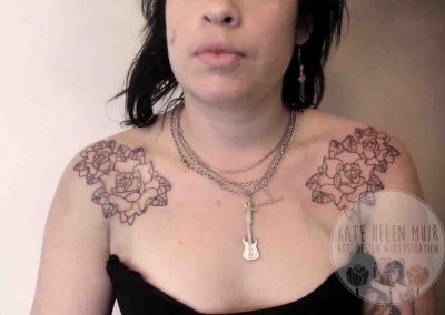 Roses Shoulder Tattoo