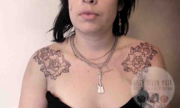 Roses Shoulder Tattoo