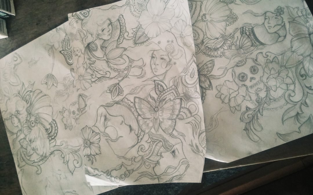 Sketching Ideas for a Tattoo Sleeve