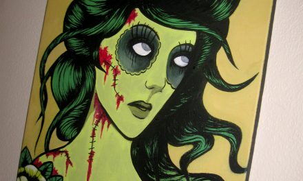 Zombie Girl Painting