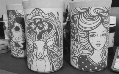 Testing new mediums – Ceramics