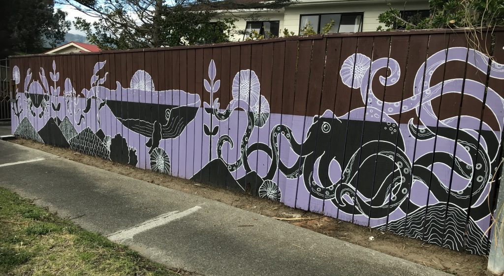 mural sea creatures